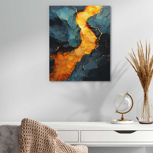 Honeycomb Lava - Luxury Wall Art