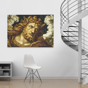 Horned God Ascending - Luxury Wall Art