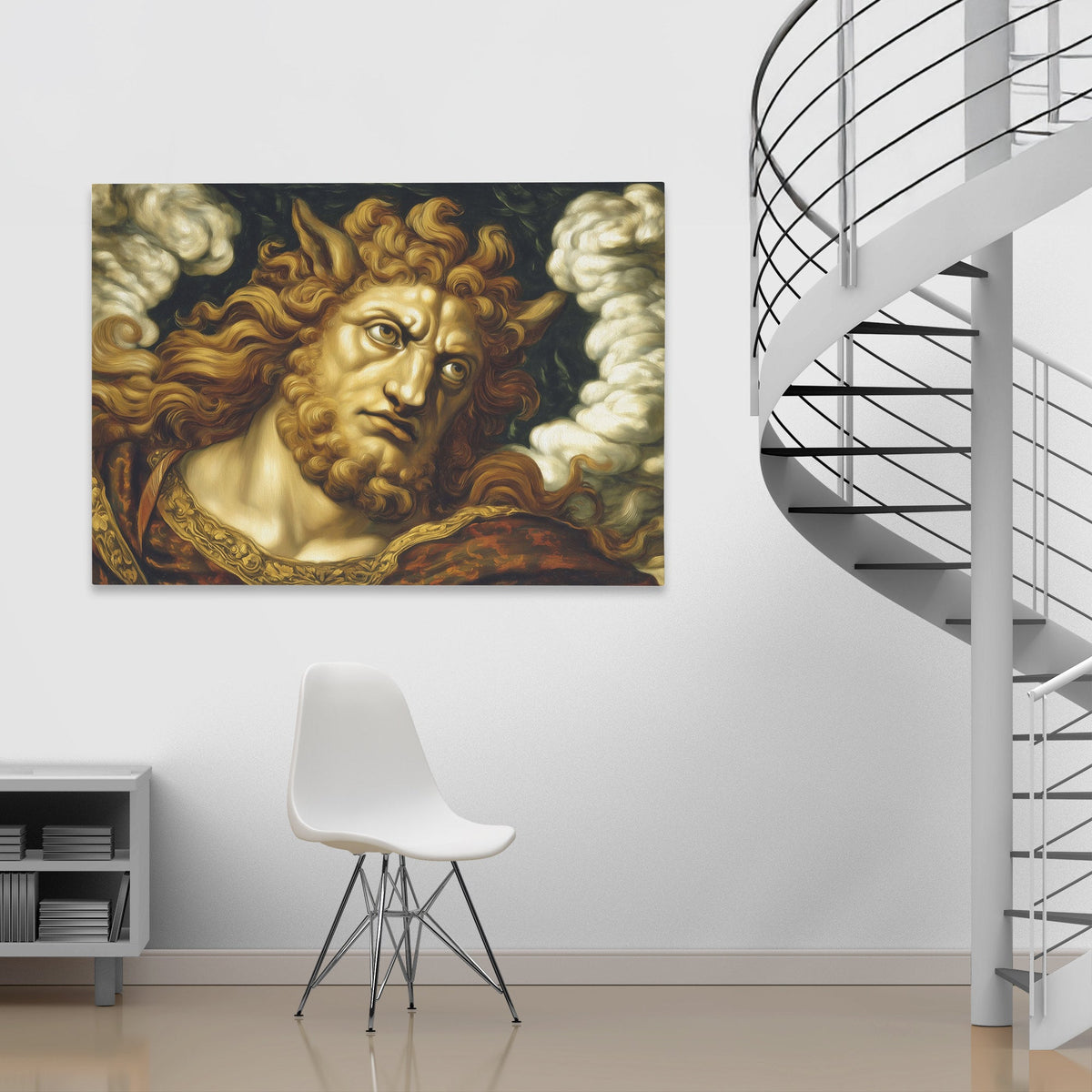 Horned God Ascending - Luxury Wall Art