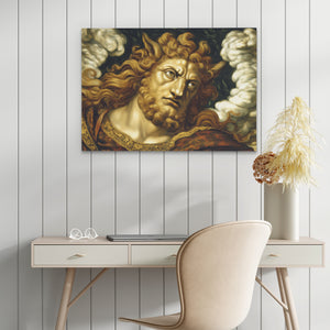 Horned God Ascending - Luxury Wall Art