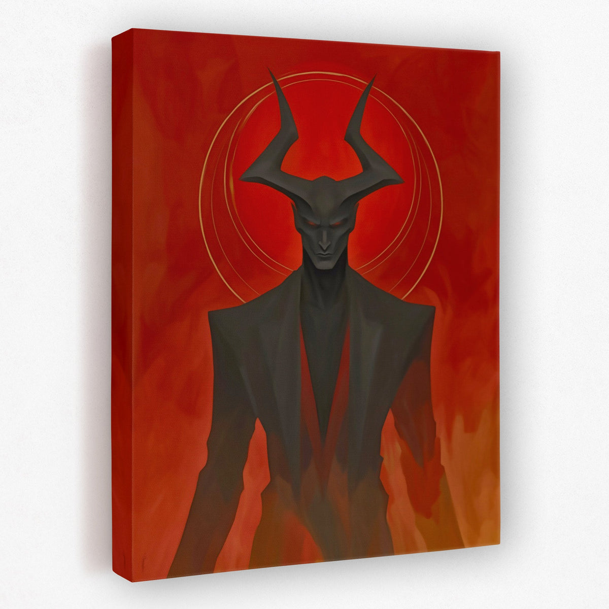 Horned Inferno King - Luxury Wall Art