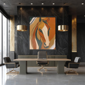 Horse Autumn Grace - Luxury Wall Art