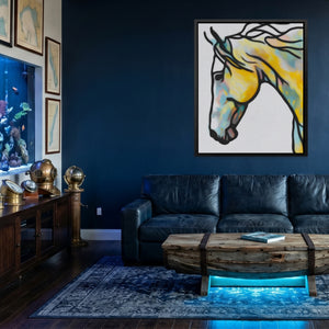 Horse Flowing Minimalist — Horse Flowing Minimalist Underwater Den Port 190