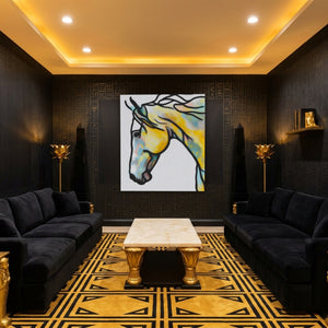 Horse Flowing Minimalist — Horse Flowing Minimalist Egyptian Room Port 28