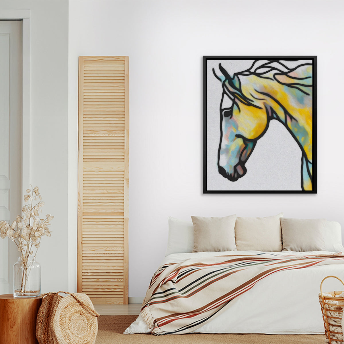 Horse Flowing Minimalist — Horse Flowing Minimalist New   Port Nice Bedroom 100