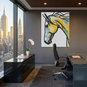 Horse Flowing Minimalist — Horse Flowing Minimalist Office View Port 118