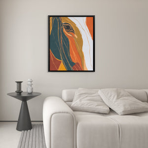 Horse Golden Dawn - Luxury Wall Art