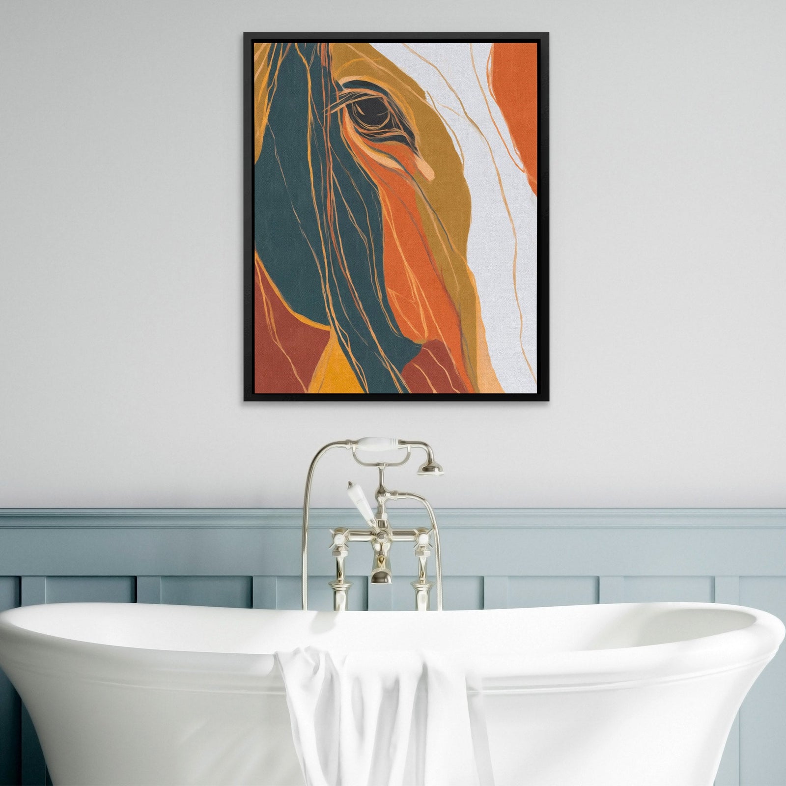 Horse Golden Dawn - Luxury Wall Art