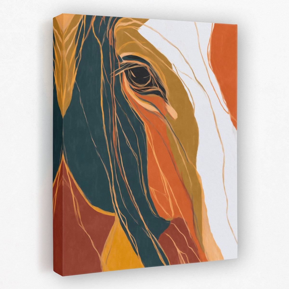 Horse Golden Dawn - Luxury Wall Art