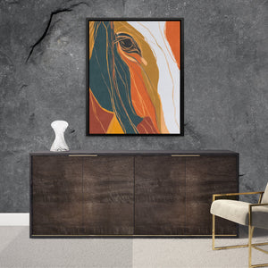 Horse Golden Dawn - Luxury Wall Art