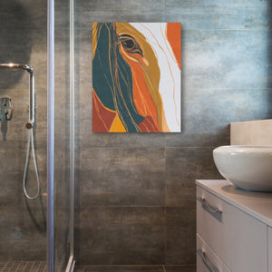 Horse Golden Dawn - Luxury Wall Art