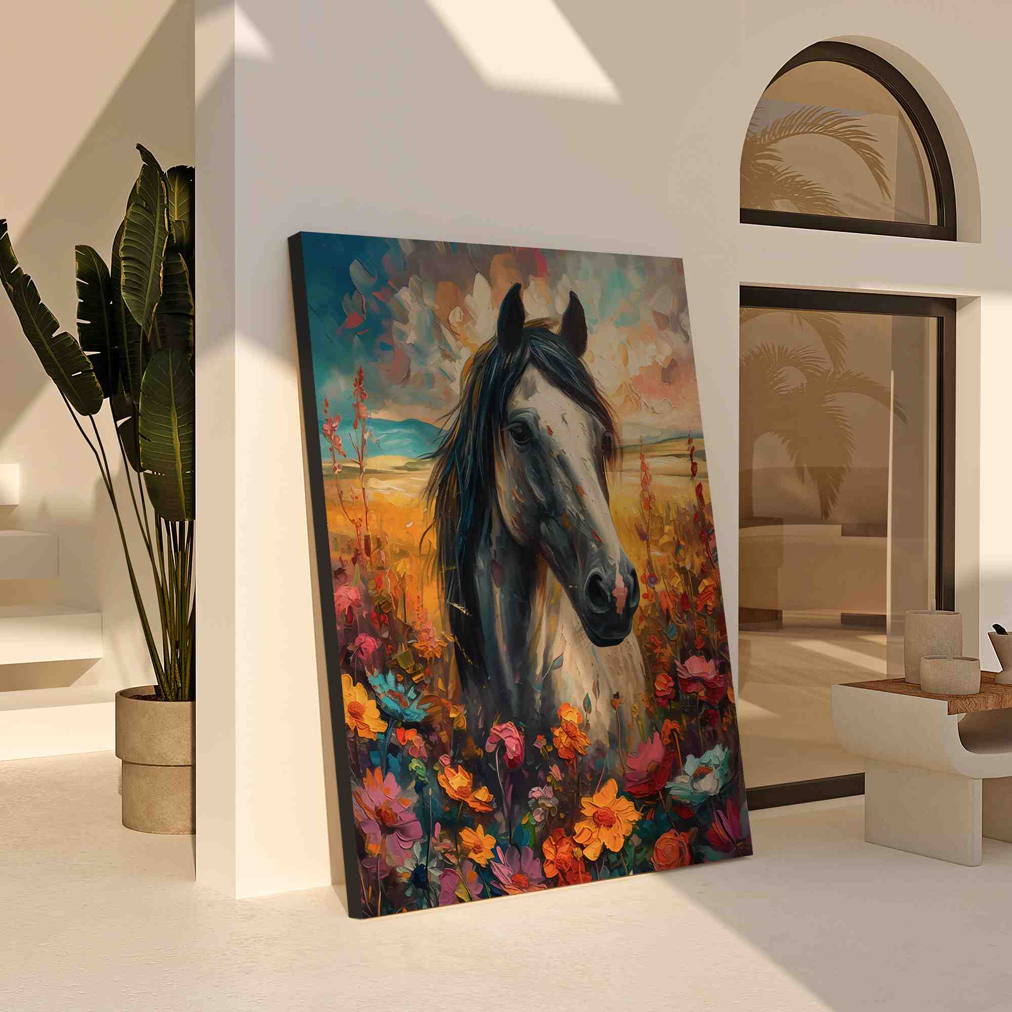 Horse in a Meadow - Luxury Wall Art