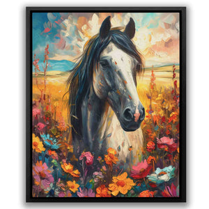 Horse in a Meadow - Luxury Wall Art