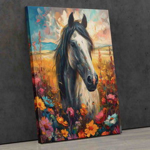 Horse in a Meadow - Luxury Wall Art