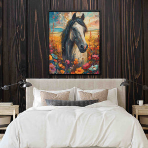 Horse in a Meadow - Luxury Wall Art