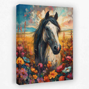 Horse in a Meadow - Luxury Wall Art