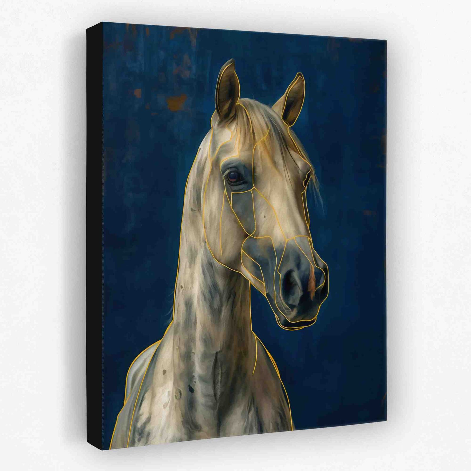 Horse Structure - Animals Canvas Wall Art