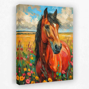 Horse Walker - Acrylic Canvas Wall Art