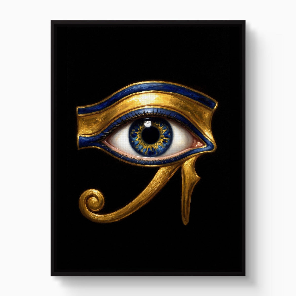 Horus' Azure Gaze - Luxury Wall Art
