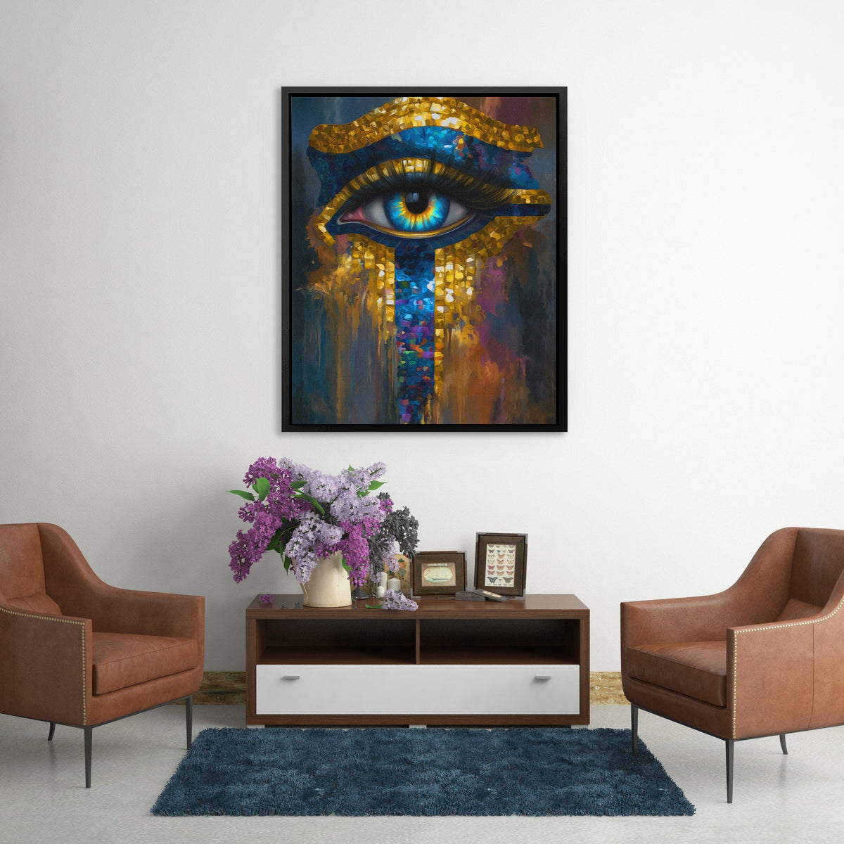 Horus Digital Tears - Luxury Wall Art
