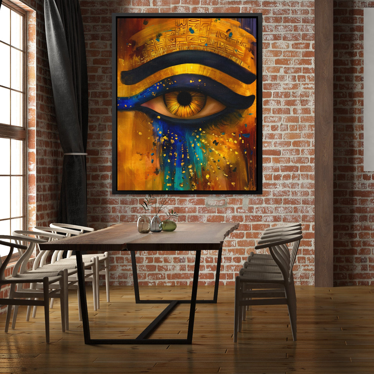 Horus Eternal Glow - Luxury Wall Art