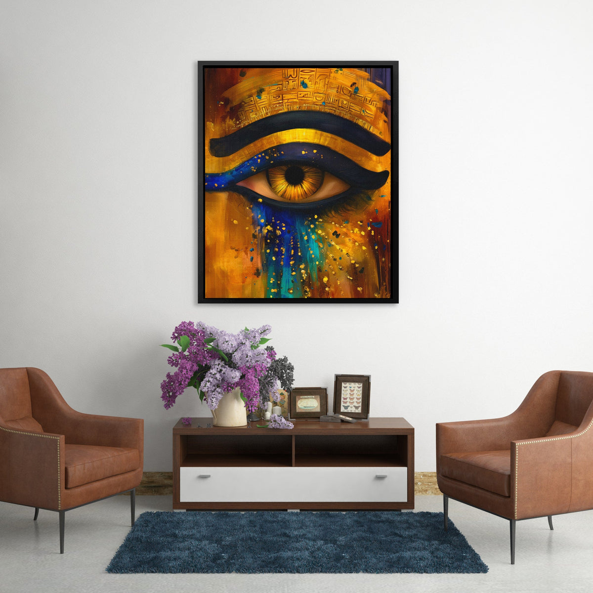 Horus Eternal Glow - Luxury Wall Art