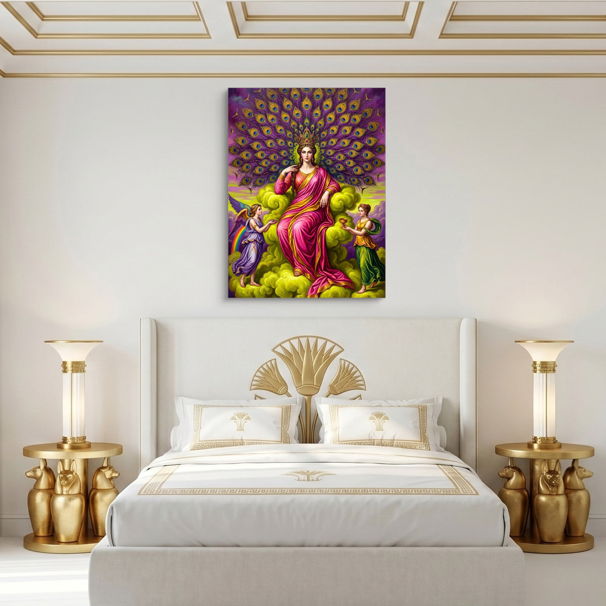 Horus' Eye of Protection — horus' eye of protection sq egyptian isis room 1port flush print