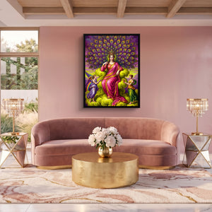 Horus' Eye of Protection — horus' eye of protection sq pink pleasure 1port framed black