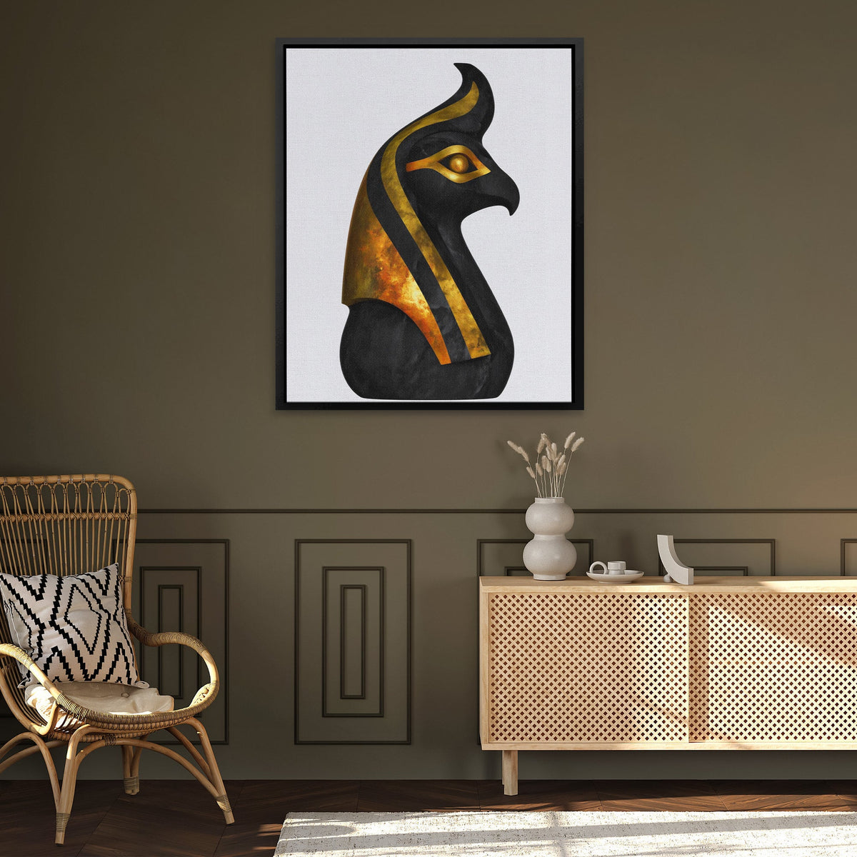 Horus Golden Tears - Luxury Wall Art