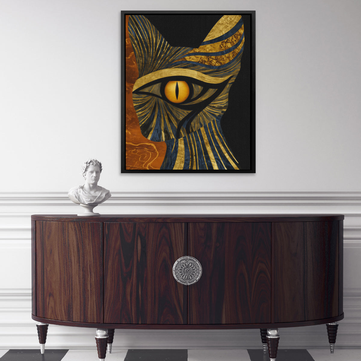 Horus in Amber - Cat Art