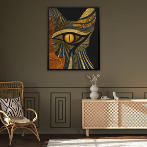 Horus in Amber - Luxury Wall Art