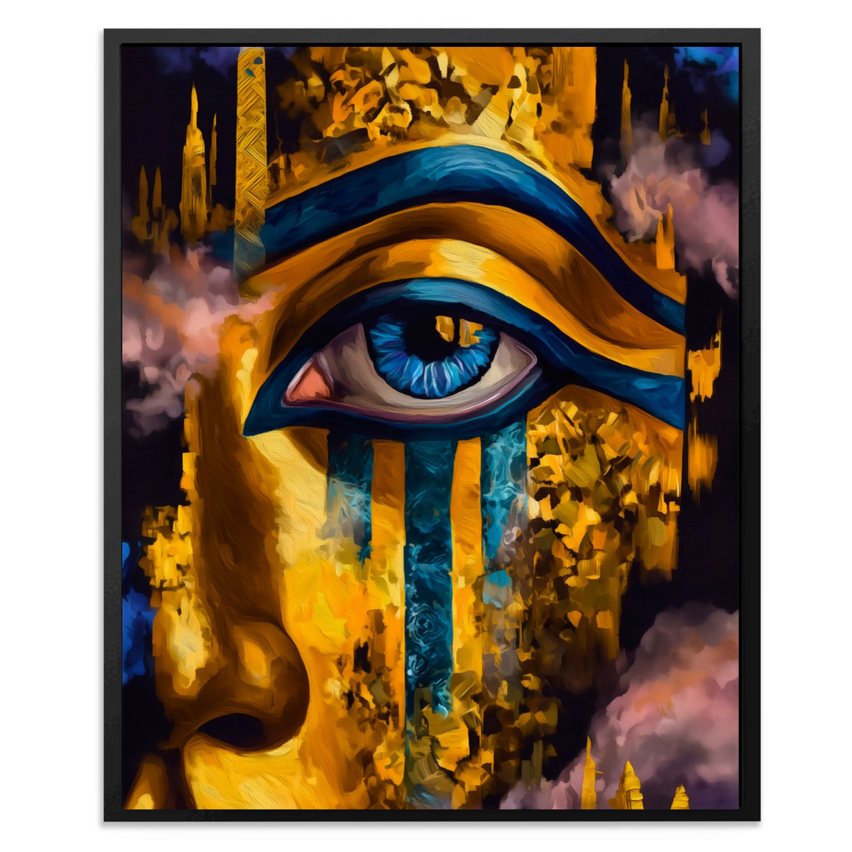 Horus Temple Rising - Luxury Wall Art