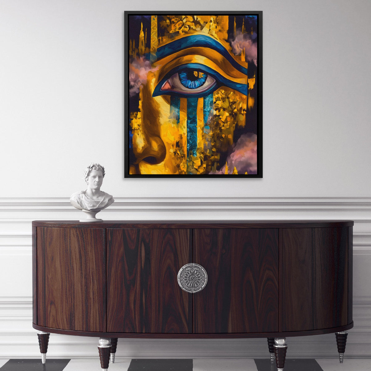 Horus Temple Rising - Luxury Wall Art