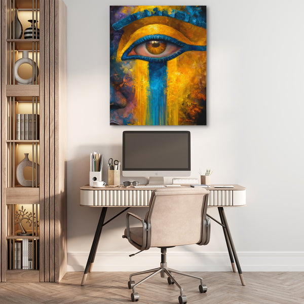 Horus Weeping Gold in a room