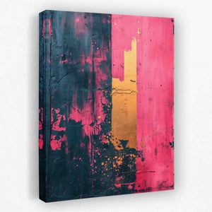 Hot Pink Gold - Luxury Wall Art