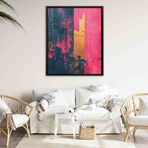 Hot Pink Gold - Luxury Wall Art