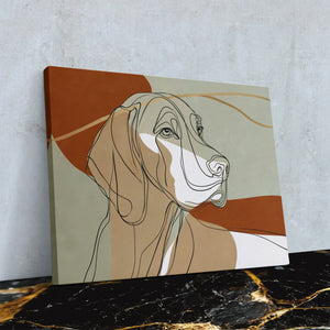 Hound in Copper - Luxury Wall Art