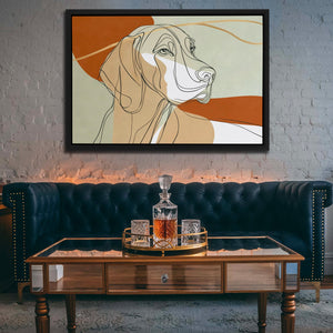 Hound in Copper - Luxury Wall Art