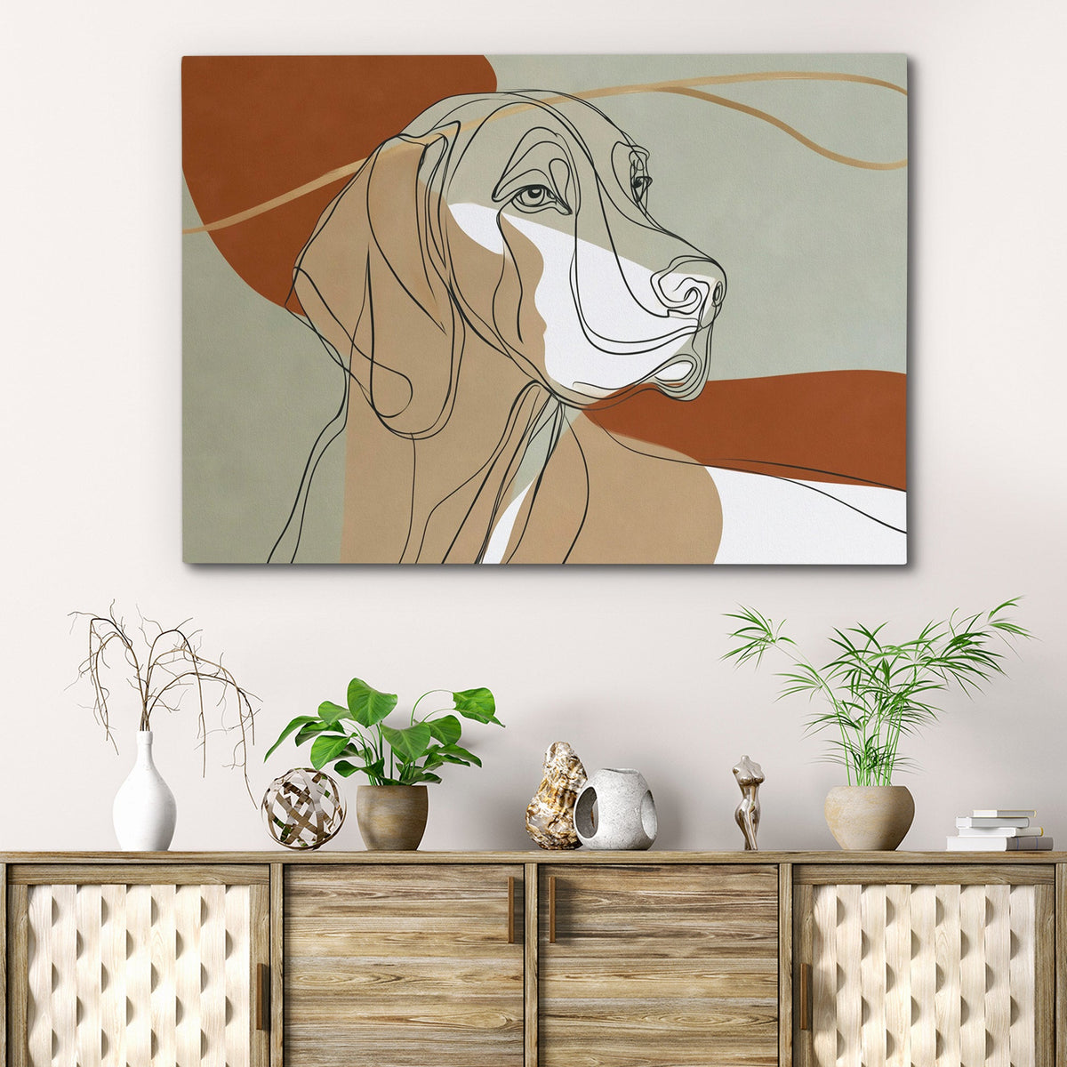 Hound in Copper - Luxury Wall Art
