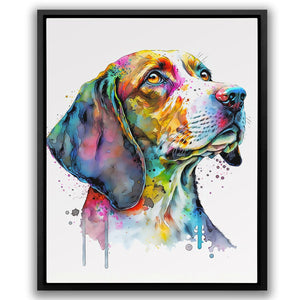 Hound Watercolor - Luxury Wall Art