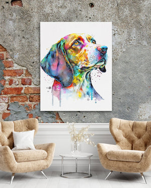 Hound Watercolor - Luxury Wall Art