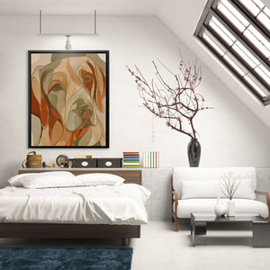 Hound's Copper Dreams - Luxury Wall Art