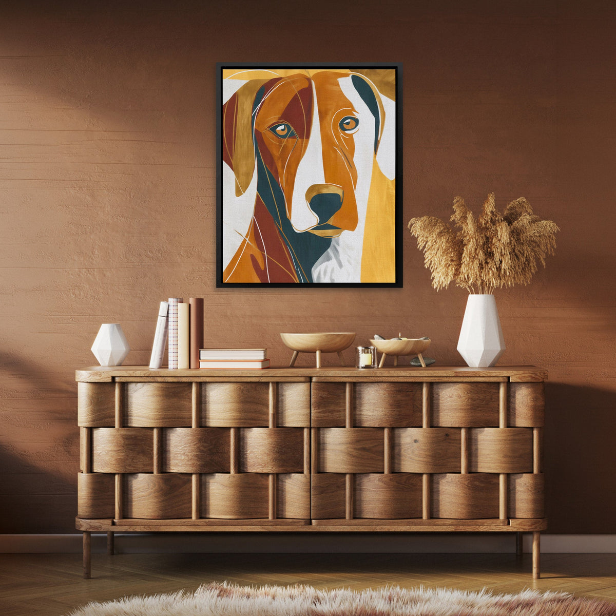 Hound's Golden Hour - Luxury Wall Art
