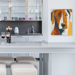 Hound's Golden Hour - Luxury Wall Art