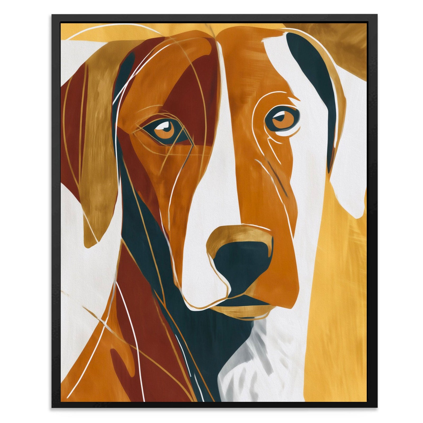 Hound's Golden Hour - Luxury Wall Art