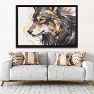 Howling Gold - Luxury Wall Art