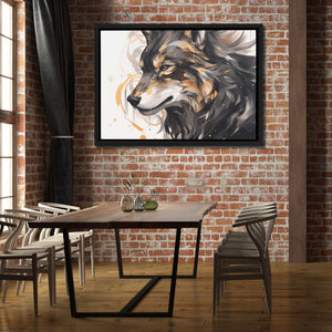 Howling Gold - Luxury Wall Art