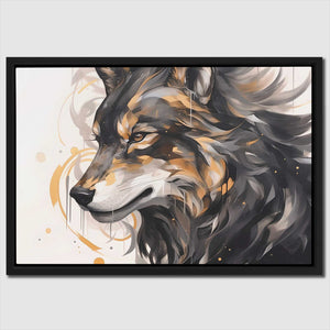 Howling Gold - Luxury Wall Art