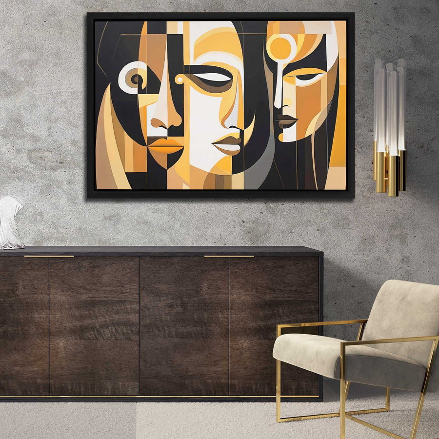 Human Embrace in a living room