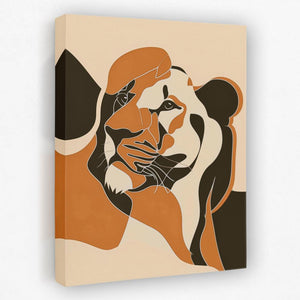 Humble Lioness - Luxury Wall Art